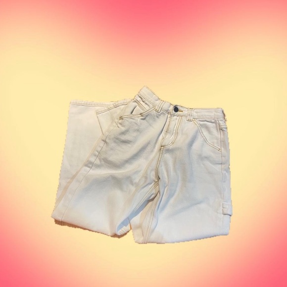 Brandy Melville Jeans Brandy Melville White Cargo Jeans Poshmark